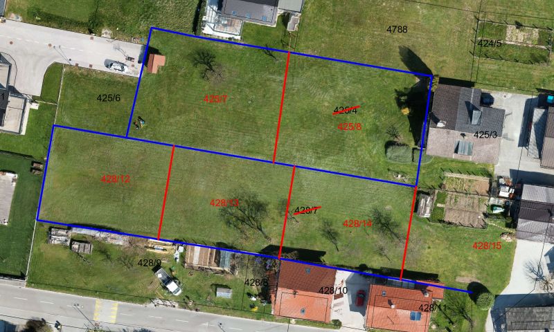 Parcelacija - Delitev in združitev parcel